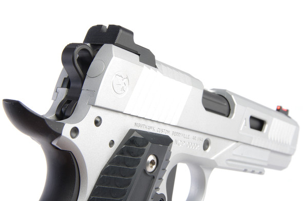 RWA Nighthawk Custom AGENT 2 Green Gas Airsoft Pistol - Cerakote Silver Black 2 Tone