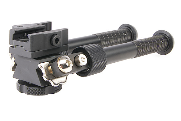 APS Adjustable Folding Bipod w/ Pivoting Picatinny Rail Mount