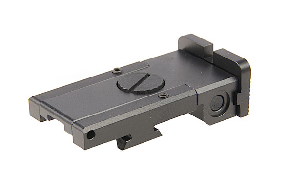 COWCOW Technology Tokyo Marui Hi Capa Rear Sight (Aluminum) - Black