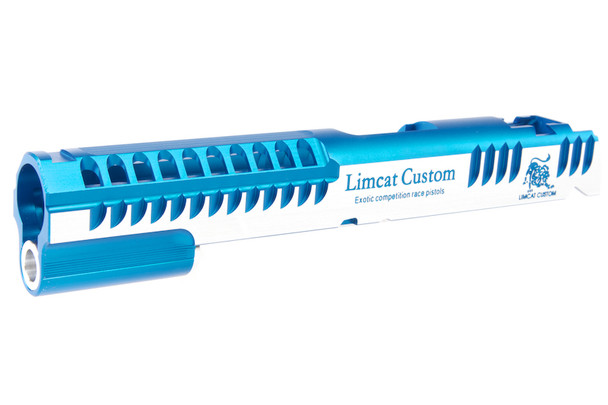 Gunsmith Bros Limcat Multic Cuts Standard Single Slide for Tokyo Marui Hi-Capa GBB - Blue 2 Tone