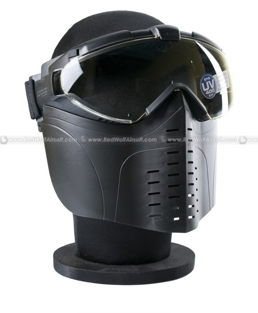 Tokyo Marui Pro Airsoft Mask Goggle w/ Anti-fog Fan (Black)