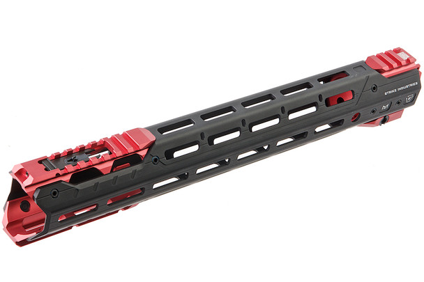 Strike Industries GRIDLOK Handguard 15 inch Main Body with Sights and Red Rail Attachment