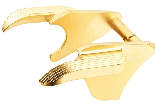 Airsoft Masterpiece Hi Capa Thumb Safety (Type 5, Steel) - Gold