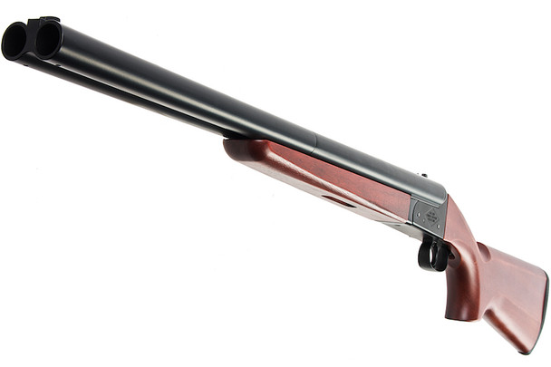 Farsan 0521 Double Barrel Gas Shotgun (Real Wood Stock) - Long