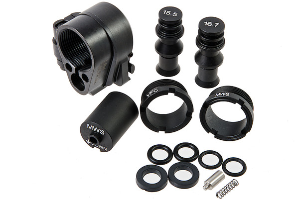 GK Tactical GEN3-M Folding Stock Adaptor for AR GBBR - Black
