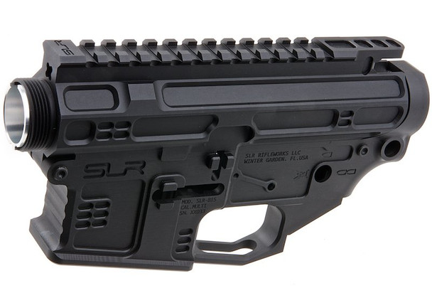 Dytac CNC Aluminum B15 Receiver for Tokyo Marui MWS M4 GBBR - Black (Licensed by SLR Rifleworks)