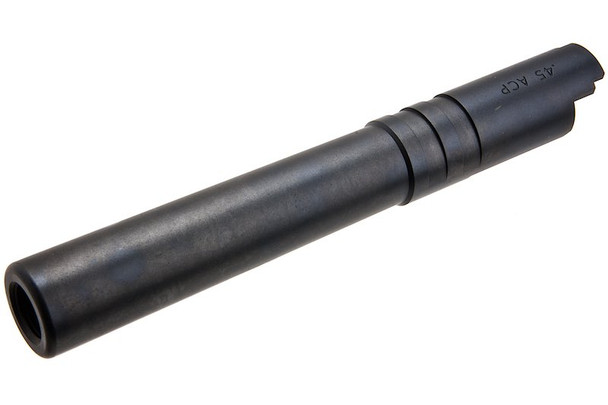 Airsoft Masterpiece Hi Capa Outer Barrel .45 ACP Threaded Fix (11mm CW) - Black