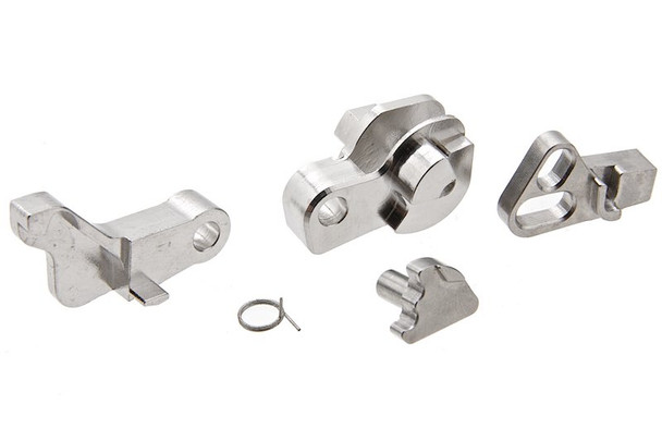 COWCOW Technology VFC Glock 18C GBB Airsoft Hammer Set (Stainless Steel) - Silver