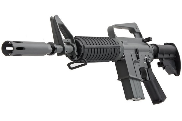 E&C XM177 E2 Airsoft M4 AEG Rifle EC325 (QD 1.5 Gearbox, Blank Marking) - Black