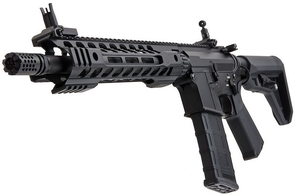 E&C M4 MUR-1 12 inch Airsoft M4 AEG Rifle EC862 (QD 1.5 Gearbox) - Black