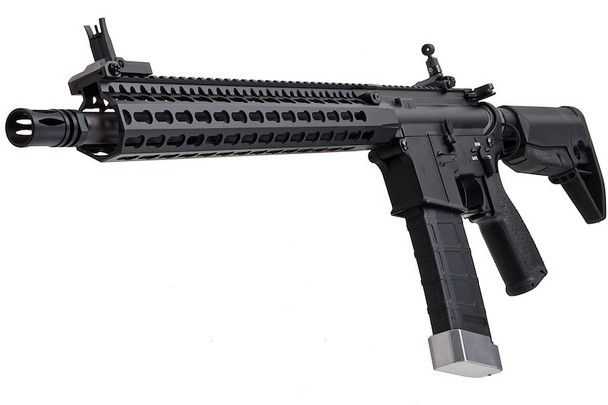 E&C EC332 BCM TTI F8 Keymod Airsoft M4 AEG Rifle (QD 1.5 Gearbox, Blank Marking, 13.5 inch) - Black