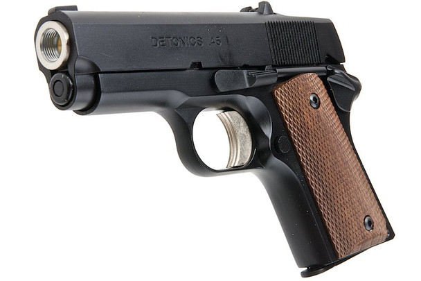 Army Armament R45 DETONICS .45 Green Gas Airsoft Pistol - Black