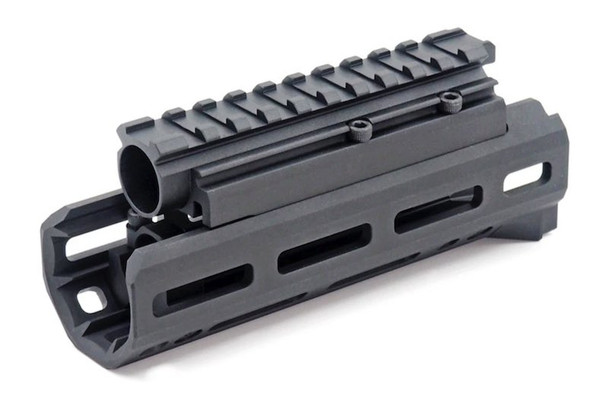 Hephaestus AKS74U Handguard Set (M-LOK) w/Rail Gas Tube for GHK/LCT AK Series(Type III Hard-Coat Anodized)