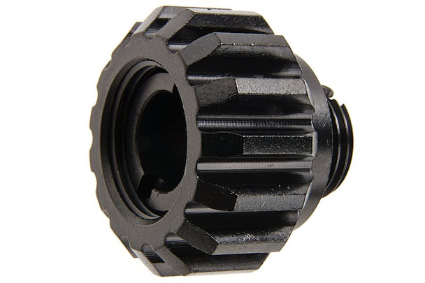 COWCOW Technology A02 Stainless Steel Silencer Adapter (11mm CW to 14mm CCW) - Black