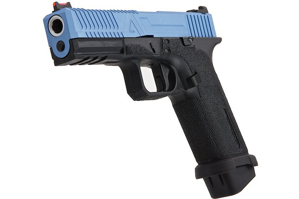 RWA Agency Arms EXA Green Gas Airsoft Pistol - Cerakote Polar Blue