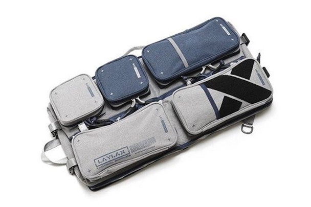 Satellite Container Gun Case Compact (Dimensions : H 600mm X W 300mm X D 75mm) - Navy Grey