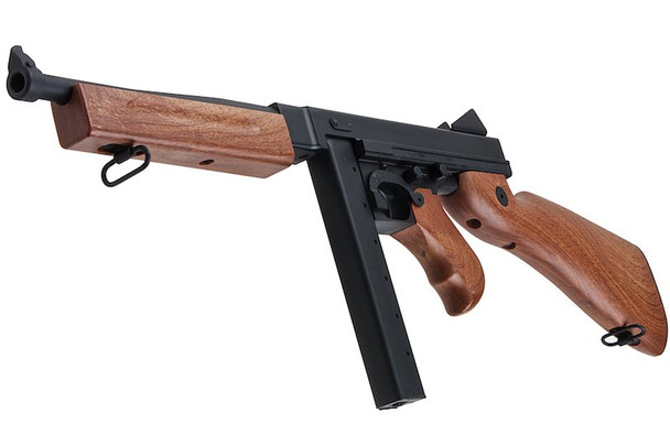 Snow Wolf Thompson M1A1 SMG Airsoft AEG Rifle (Metal Body)(SW-05)