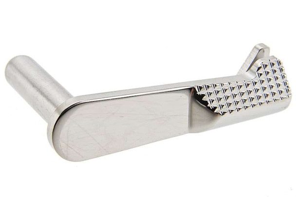 5KU Tokyo Marui Hi Capa GBB Slide Stop (Stainless Steel, Type 2, Silver)