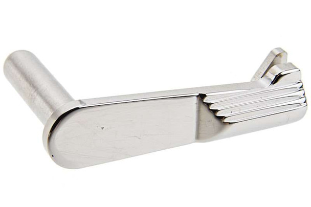 5KU Tokyo Marui Hi Capa GBB Slide Stop (Stainless Steel, Type 3, Silver)