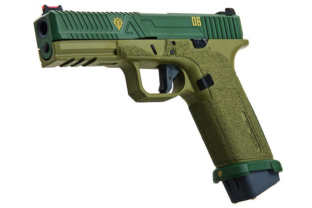 RWC G Zion Cerakote ZKU-II Green EXA 06 Green Gas Airsoft Pistol