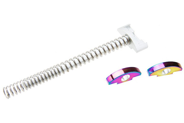 COWCOW Technology Action Army AAP01 GBB Airsoft Guide Rod Set (Aluminum) - Silver