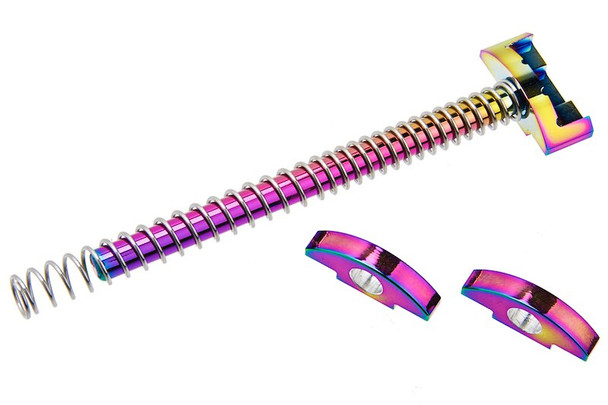 COWCOW Technology Action Army AAP01 GBB Airsoft Guide Rod Set (Aluminum) - Rainbow