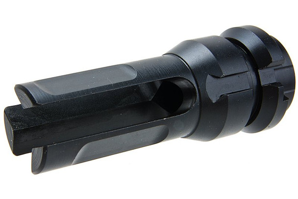 Angry Gun DAKM Flash Hider (Type 2) - Black (for 14mm CW)