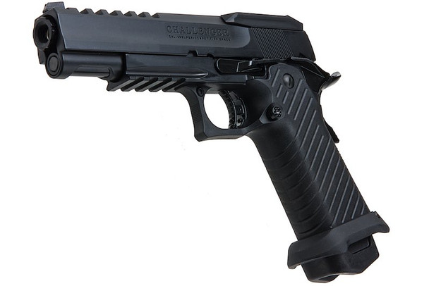 ICS CHALLENGER Hi Capa Green Gas Airsoft Pistol - Black