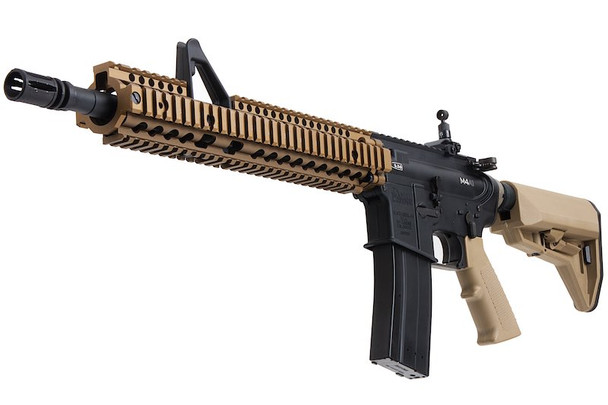 EMG Colt Licensed Daniel Defense M4A1 FSP Airsoft M4 GBB Rifle - BK/ DE (by King Arms)