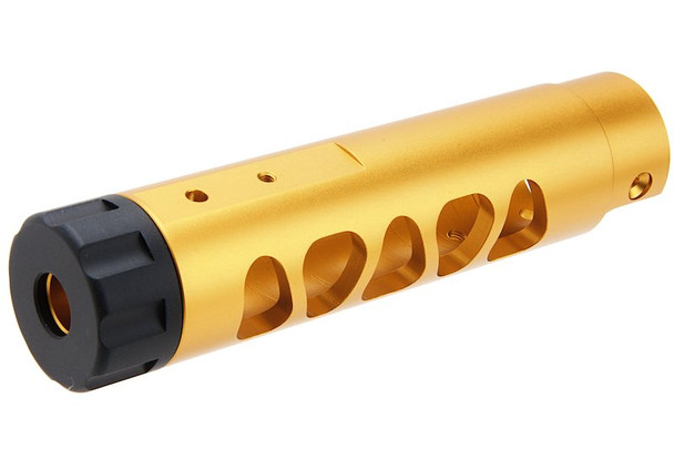 Narcos Airsoft Action Army AAP01 GBB Airsoft Front Barrel Kit (Type 3) (CNC Aluminum 6061) - Gold