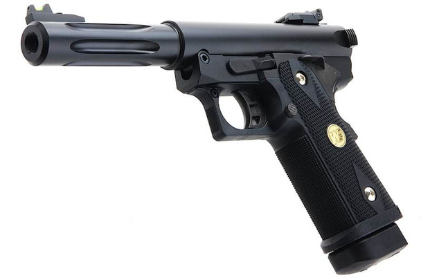 WE Tech Hi Capa 5.1 Galaxy Premium S Green Gas Airsoft Pistol - Slide K Frame - Black