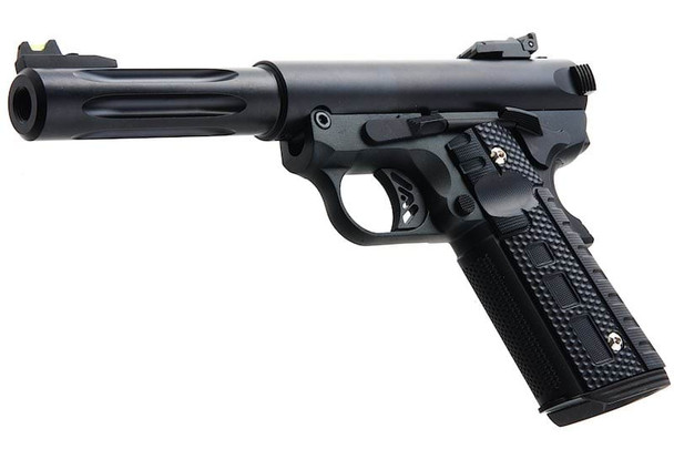 WE Galaxy 1911 Premium S Green Gas Airsoft Pistol - Black
