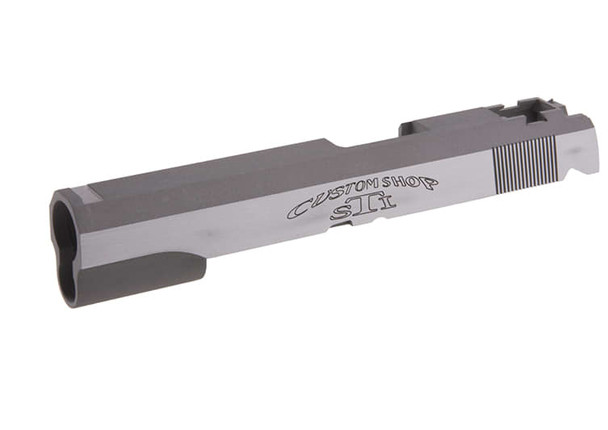 Guarder STI Aluminum Slide for Tokyo Marui Hi-Capa 5.1 GBB Pistol - Cerakote Silver Polishing