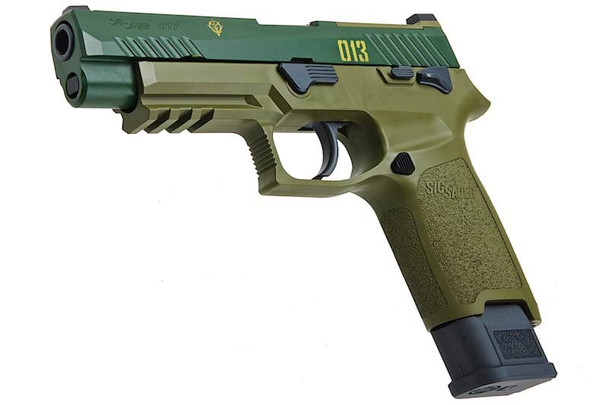 RWC G Zion Cerakote ZKU-II Green M17 GBB Pistol (Number 13)