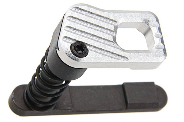 Alpha Parts Systema PTW Magazine Catch (CNC Steel, Type B) - Silver