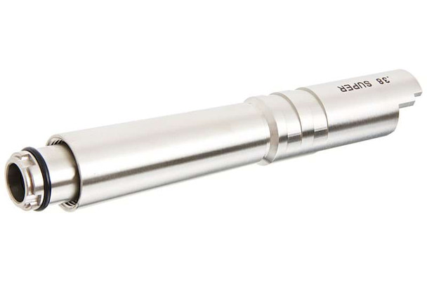 Airsoft Masterpiece Outer Barrel .38 Super Fix  (Compensator for Tokyo Marui Hi Capa 5.1 GBB Pistol -SV)