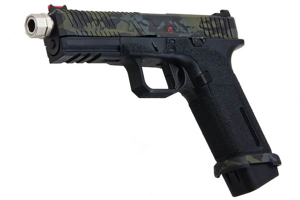 RWC Agency Arms EXA Green Gas Airsoft Pistol (Ronin Stainless Steel Barrel Edition)
