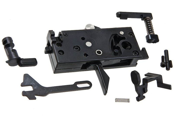 Guns Modify Tokyo Marui MWS GBBR Airsoft EVO Drop in Lower Full Steel Parts Set (Zinc Alloy Box Gei Trigger)