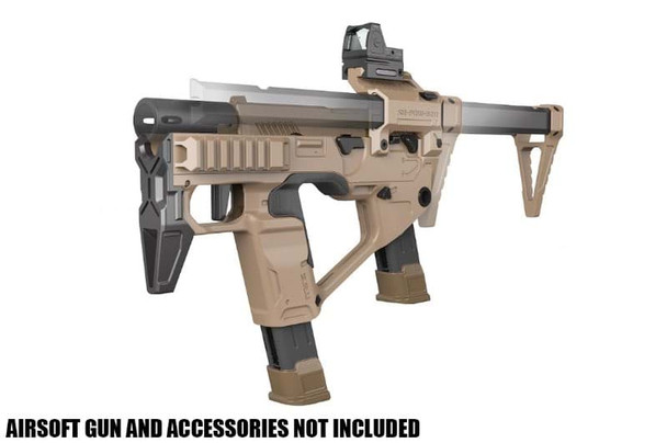 SRU SIG Sauer/VFC M17 P320 Airsoft GBB PDW Kit (Tan)