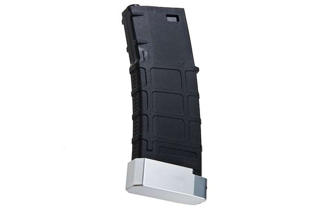 E&C M4 Magazine (Polymer, 150 rounds Airsoft AEG Magazine, MA017-1) - Black
