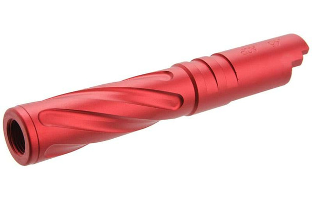 5KU Tokyo Marui Hi Capa 4.3 Outer Barrel (Tornado, Aluminum) - Red
