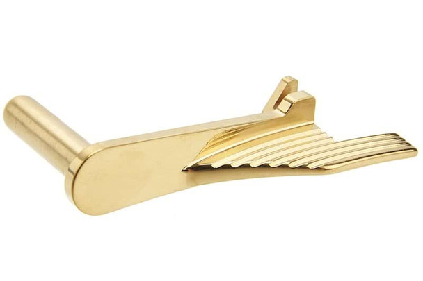5KU Tokyo Marui Hi Capa GBB Airsoft Extended Slide Stop (Stainless Steel, Gold)