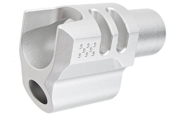 5KU Tokyo Marui 1911 Compensator GBB Airsoft (Type 6) - Silver