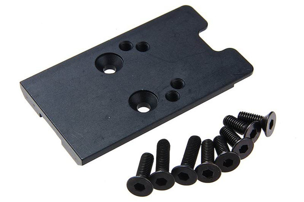Revanchist Airsoft Novritsch SSP5 GBB Airsoft Red Dot Plate (RMR and Vector Type) - Black