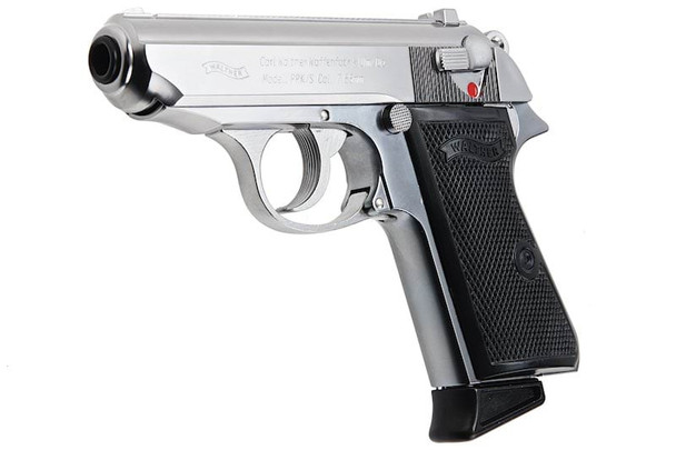 Marushin Walther PPK/S Model Gun - Silver