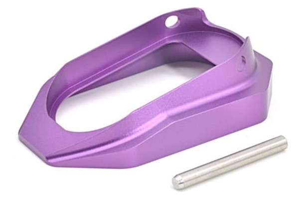 AIP Tokyo Marui Hi Capa GBB Airsoft GUNDAM Magwell (Type 2, Aluminum, Purple)
