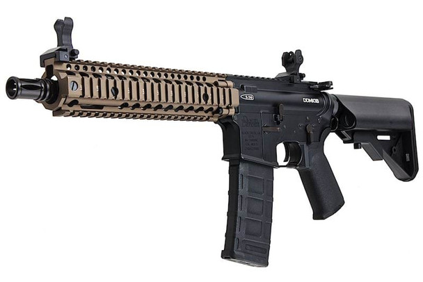CYMA Platinum Daniel Defense MK18 Airsoft M4 AEG Rifle - Black / FDE (CM105)
