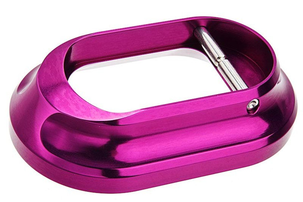 Airsoft Masterpiece Hi Capa Magwell (Hugh) for Aluminum Grip - Purple (No Marking)