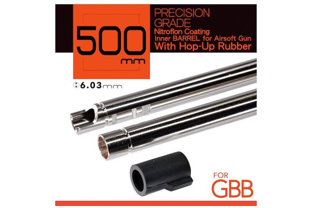 Unicorn Airsoft Inner Barrel GBB (6.03mm, L:500mm, Nitroflon Coated Brass)