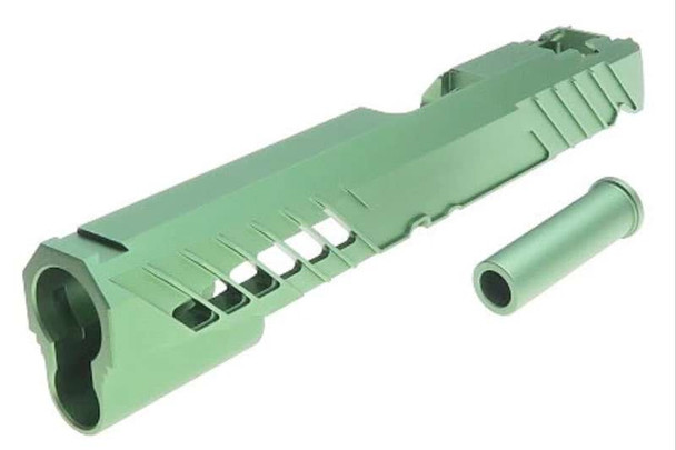Dr. Black Tokyo Marui Hi Capa 5.1 GBB Slide (Type 300R, Aluminum, Green)